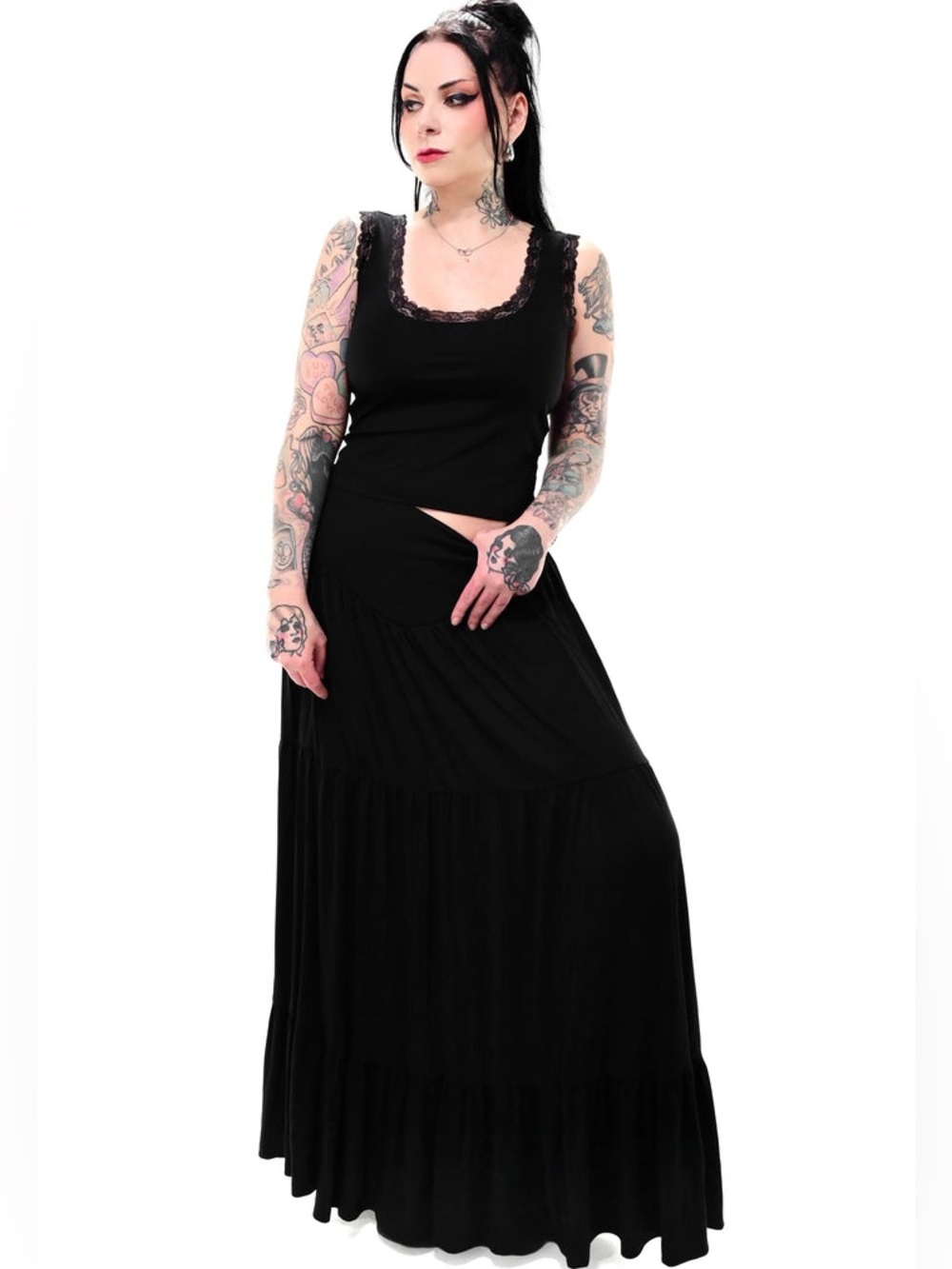 Foxblood Savannah maxi skirt